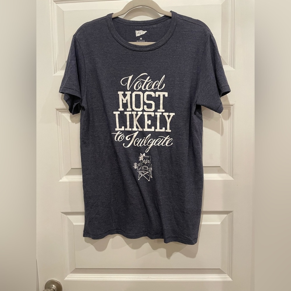 Lauren James- Navy Tee- Size Medium